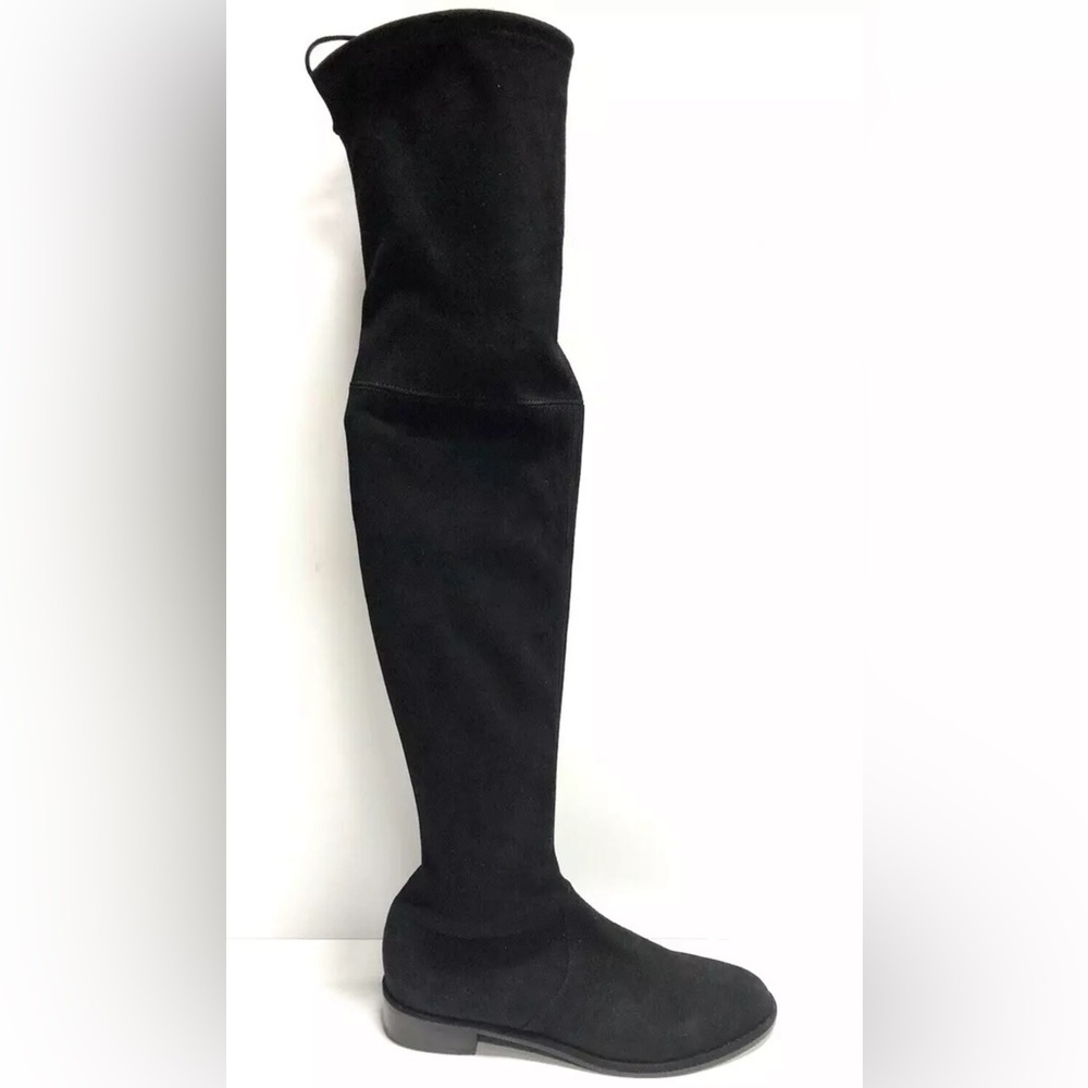 Stuart Weitzman Women’s Lowland, Black Over The Knee Boots, Size 9M